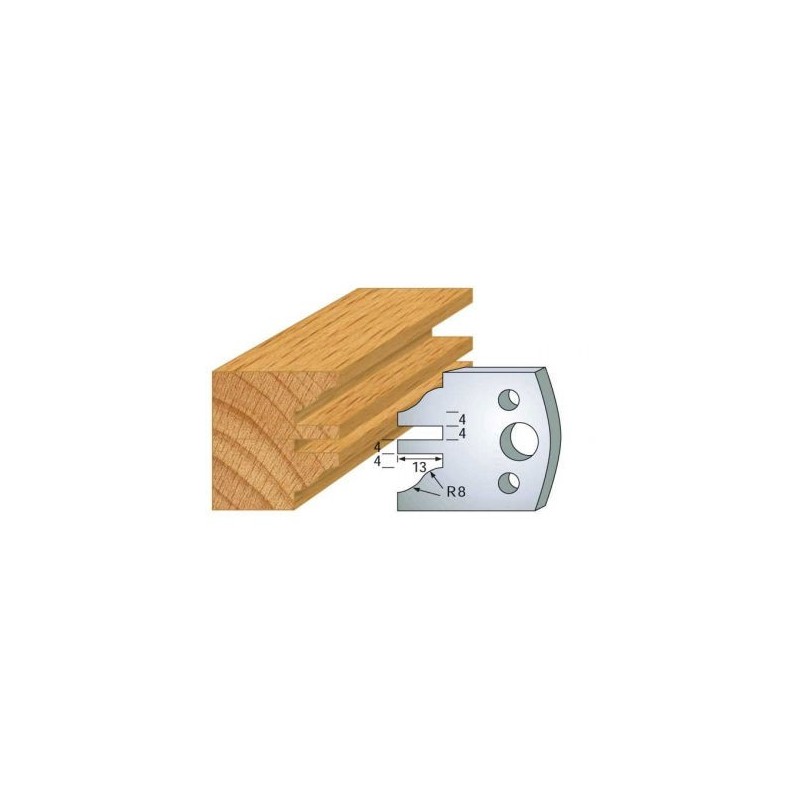 Couteau - LEMAN 800.097 - profil et contre-profil - la paire