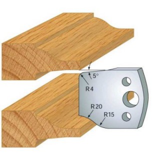Couteau - LEMAN 800.100 - plate bande - la paire