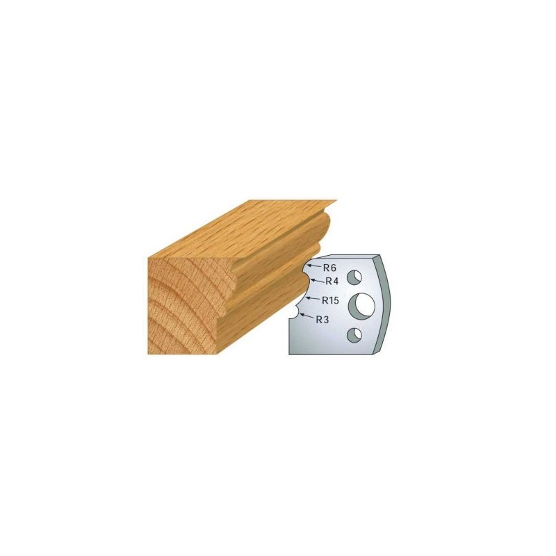 Couteau - LEMAN 800.101 - moulure régence - la paire