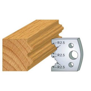 Couteau - LEMAN 800.108 - double astragale - la paire