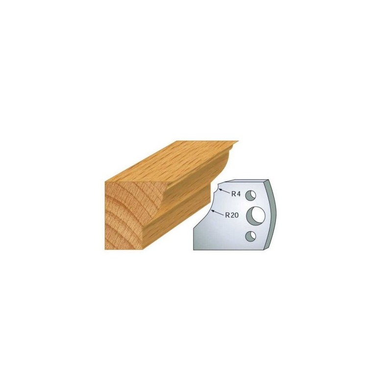 Couteau - LEMAN 800.109 - pied de table - la paire