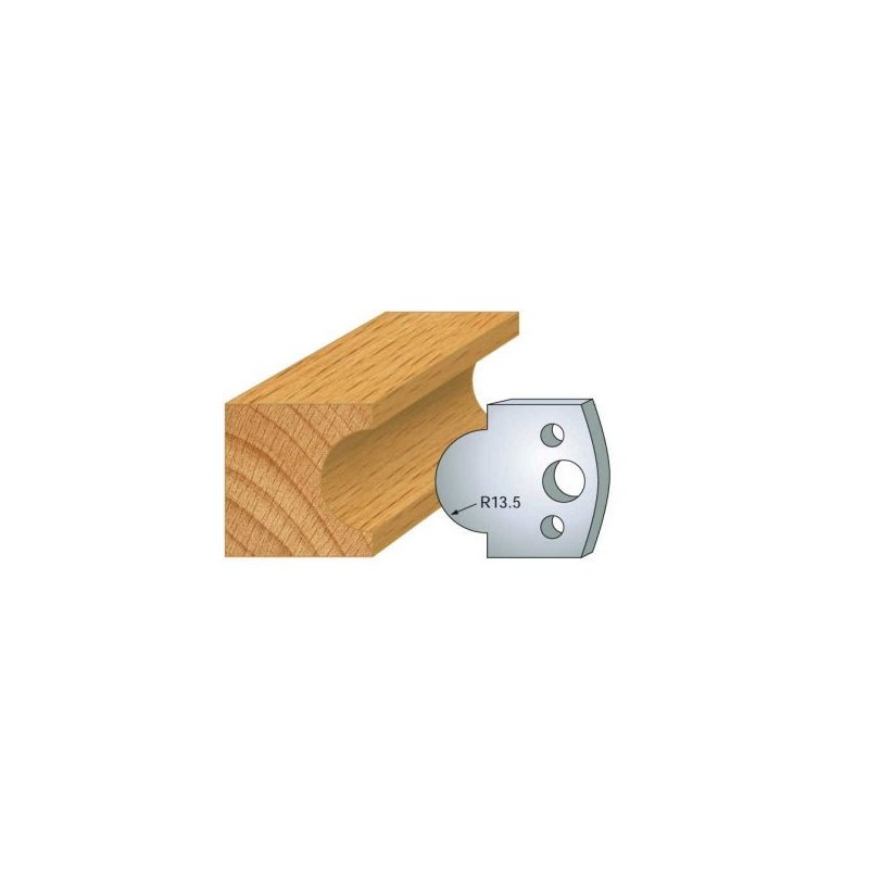 Couteau - LEMAN 800.118 - gueule de loup - la paire