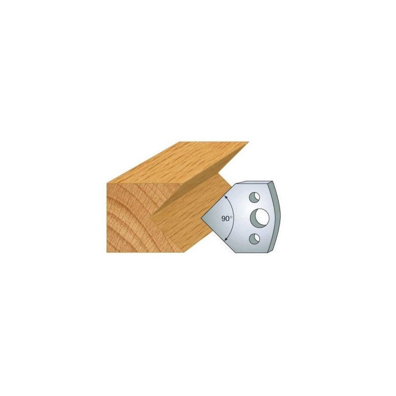 Couteau - LEMAN 800.127 - chanfrein 45° - la paire