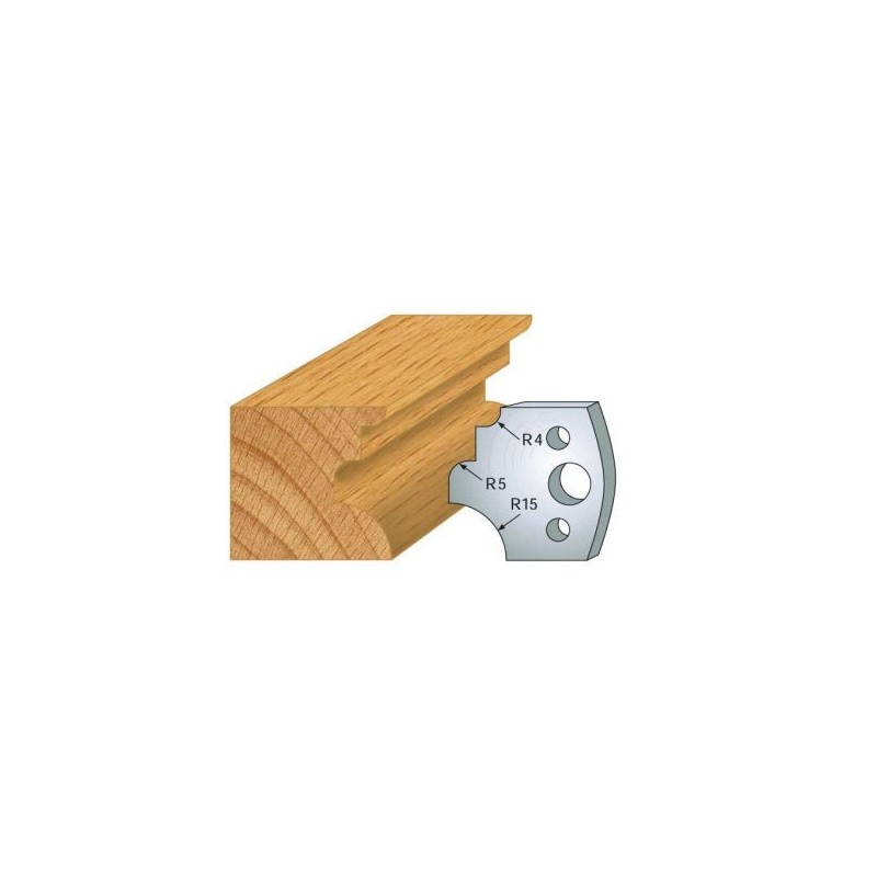 Couteau - LEMAN 800.129 - multi moulure - la paire