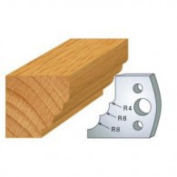 Couteau - LEMAN 800.132 - multi 1/4 de rond r 4-6-8 mm - la paire