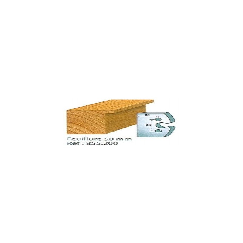 Couteau - LEMAN 855.200 - feuillure - la paire
