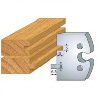 Couteau - LEMAN 855.201 - rainure-languette 5 mm - la paire