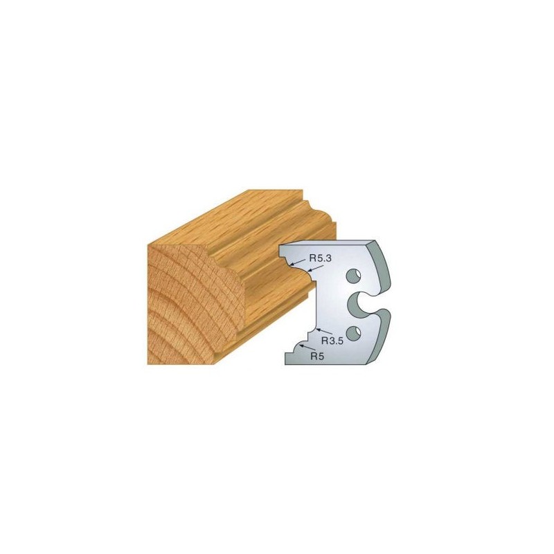 Couteau - LEMAN 855.204 - petit bois de fenêtre - la paire