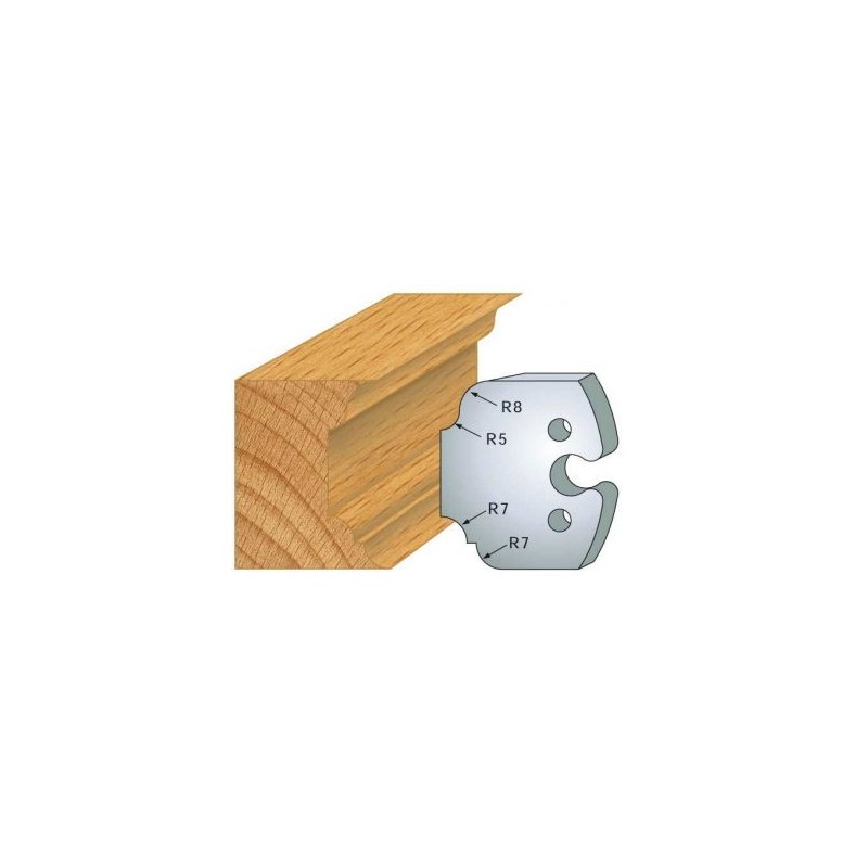Couteau - LEMAN 855.207 - multi-moulure - la paire