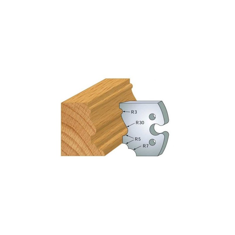Couteau - LEMAN 855.210 - moulure Louis XV - la paire