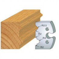 Couteau - LEMAN 855.211 - double astragale 5-8 mm - la paire