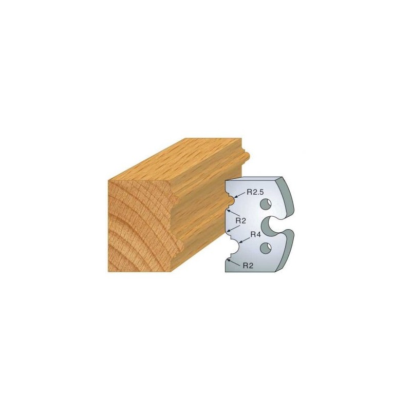 Couteau - LEMAN 855.211 - double astragale 5-8 mm - la paire