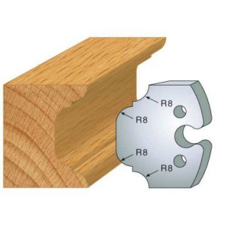 Couteau - LEMAN 855.214 - congé 1/4 de rond - la paire