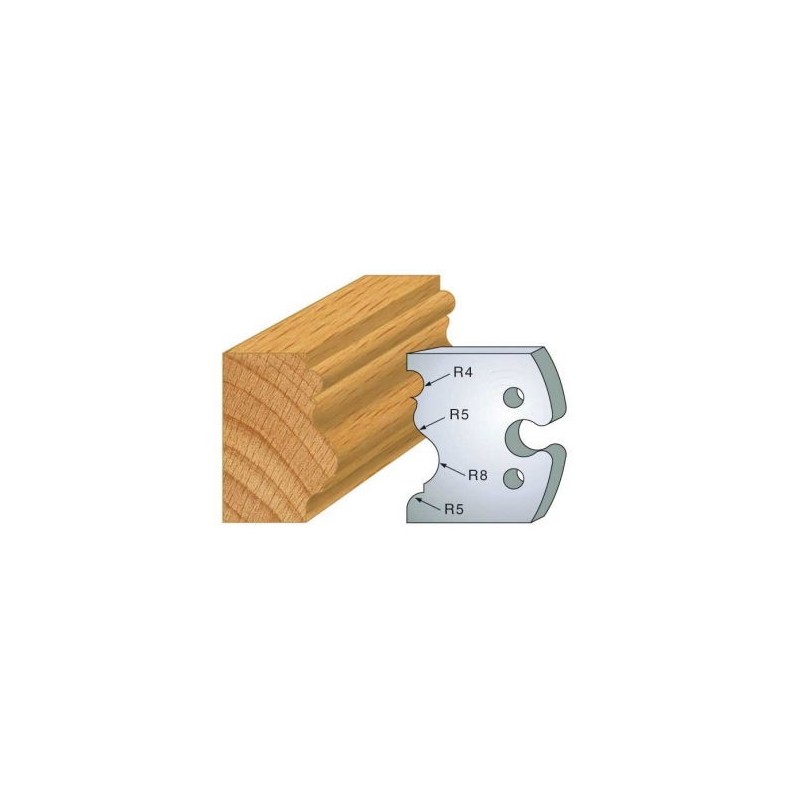 Couteau - LEMAN 855.228 - moulure renaissance - la paire