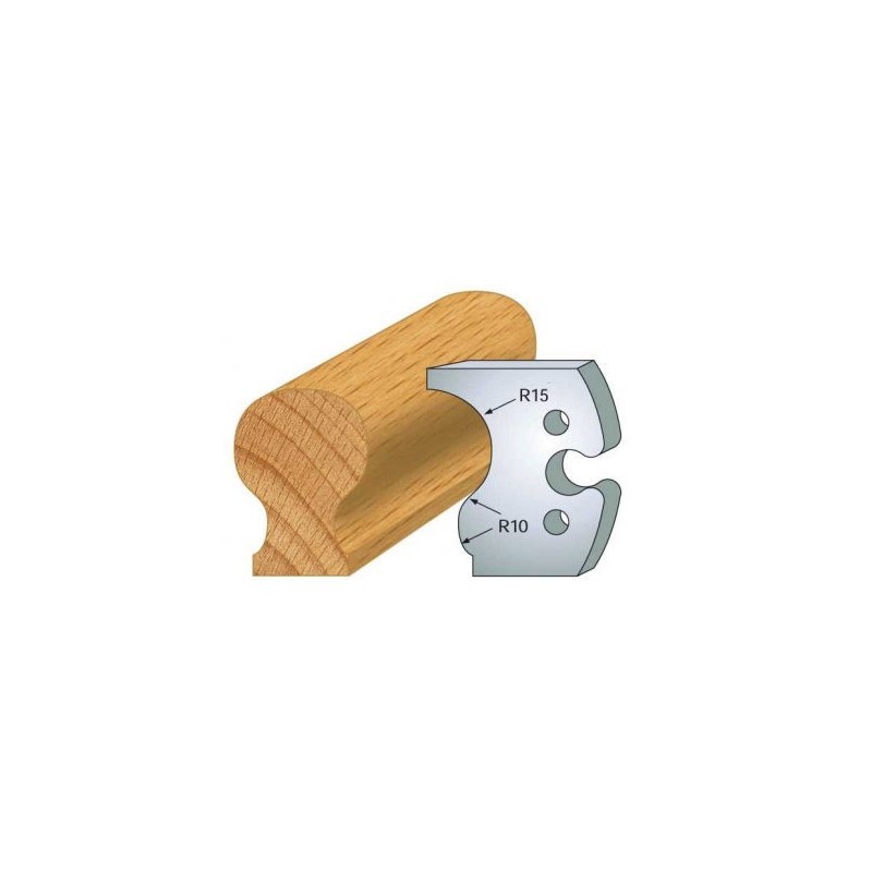 Couteau - LEMAN 855.229 - main courante moulurée - la paire