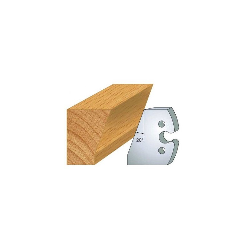Couteau - LEMAN 855.230 - chanfrein 20° - la paire