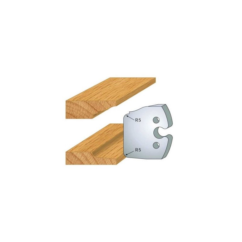 Couteau - LEMAN 855.231 - plate-bande double - la paire