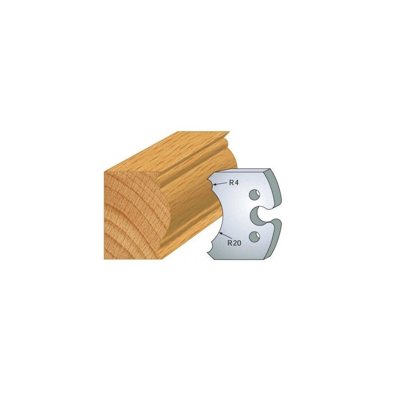 Couteau - LEMAN 855.242 - pied de table - la paire
