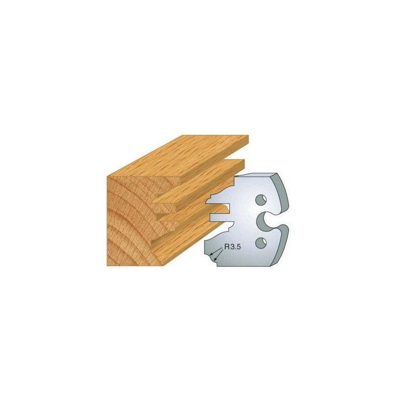 Couteau - LEMAN 855.258 - profil et contre-profil - la paire