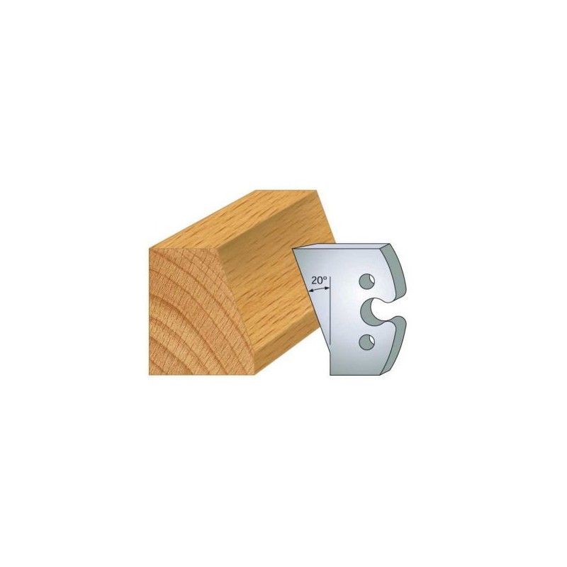 Couteau - LEMAN 855.259 - chanfrein 20° - la paire