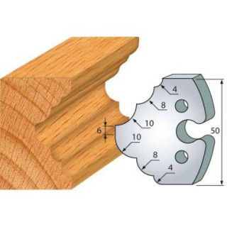 Couteau - LEMAN 855.275 - 1/4 de rond et congés - la paire