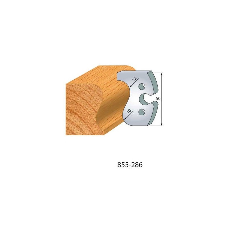 Couteau - LEMAN 855.286 - main courante r 12 - la paire