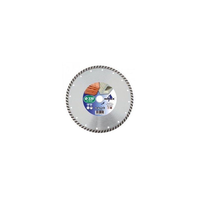 Disque diamant - LEMAN 881304 - Ø 230 - al 22 mm - universel