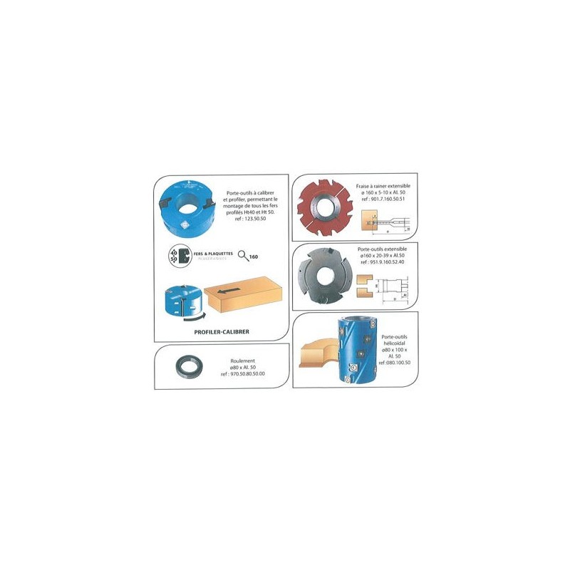 Coffret d'outils - LEMAN LEMAXIPRO - pour combinés al 50 mm