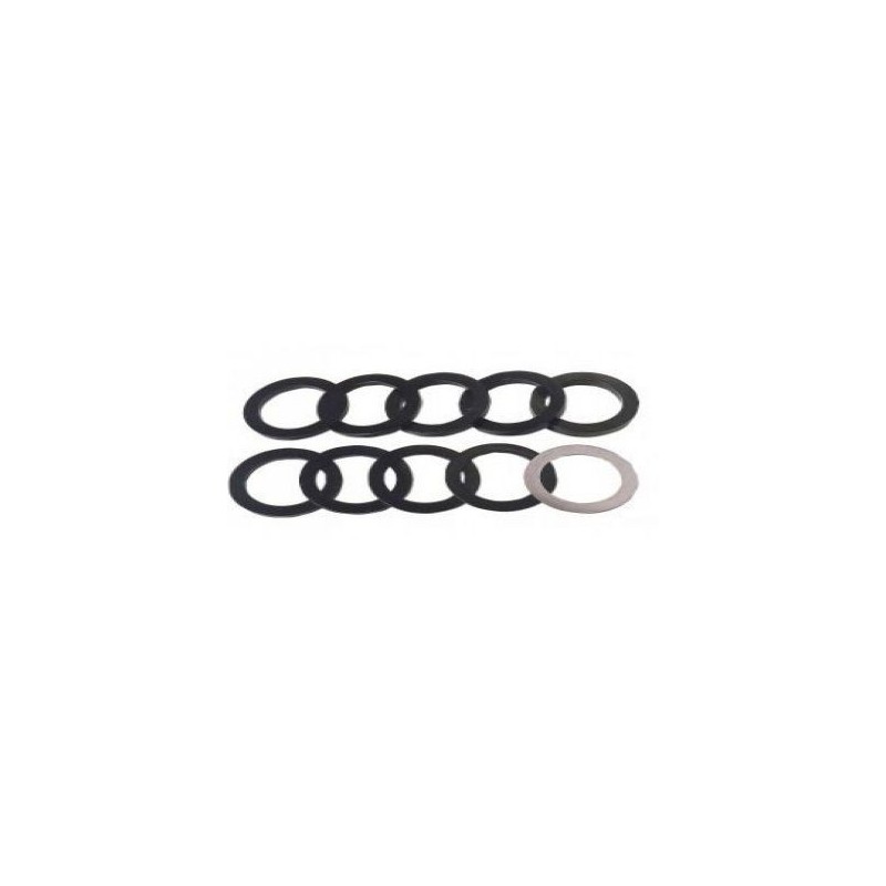 Jeu de bagues - ELBE JR090140 - al 40 mm - de 0,1 à 1 mm - 10 pièces