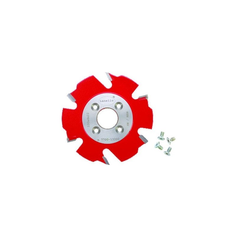 Fraise à rainer carbure - LAMELLO 01132000 - 100x4x22 mm