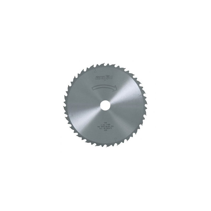 Lame carbure - MAFELL 092472 - 250x2,8x30 Z24ALT