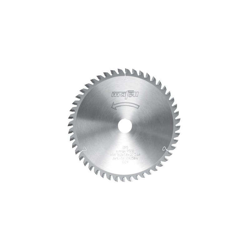 Lame carbure - MAFELL 092584 - 162x1,2/1,8x20 Z48ALT Lame carbure - MAFELL 092584 - 162x1,2/1,8x20 Z48ALT