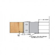 Porte-outils - ELBE PA012080 - bouvetage multiple - Ø 125x78x50 mm