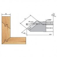 Porte-outils - ELBE PB013505 - bouvetage d'angle - Ø 182x12/35x50 mm