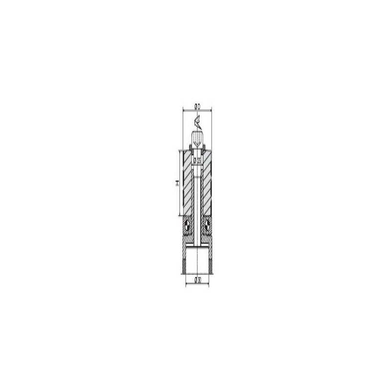 Porte-outils - ELBE PC009050 - à calibrer bout d'arbre - Ø 52x60 mm - M16