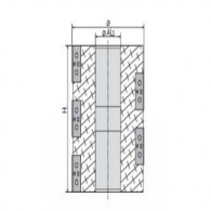 Porte-outils à raboter multicoupes - ELBE PI045018 - 125x180x40 mm