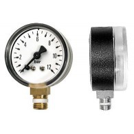 Manomètre - PREVOST MTRS1250 - Ø 50 mm - 12 bars - 1/4" Gaz