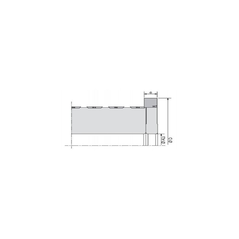 Porte-outils pré-dégauchissage - ELBE PS048080 - Ø 142x12x40 mm