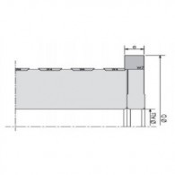 Porte-outils pré-dégauchissage - ELBE PS048095 - Ø 150x12x40 mm