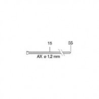 Pointe - SENCO AX 105794 - L 38 mm - galvanisé - Bte 5000