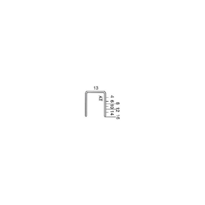 Agrafe - SENCO AT 113418 - l 12,7 mm x L 16 mm - galvanisé - Bte 8000