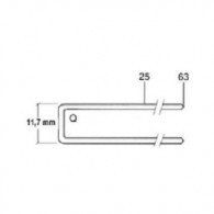 Agrafe - SENCO Q 18377 - l 11,4 mm x L 40 mm - galvanisé - Bte 11000