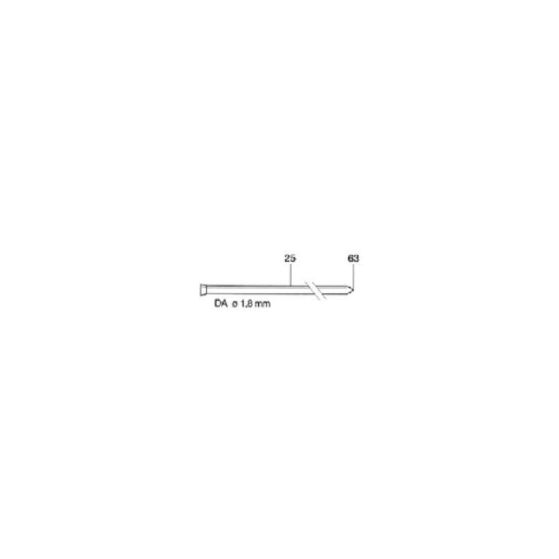 Pointe - SENCO DA 21128 - L 57 mm - galvanisé - Bte 2000