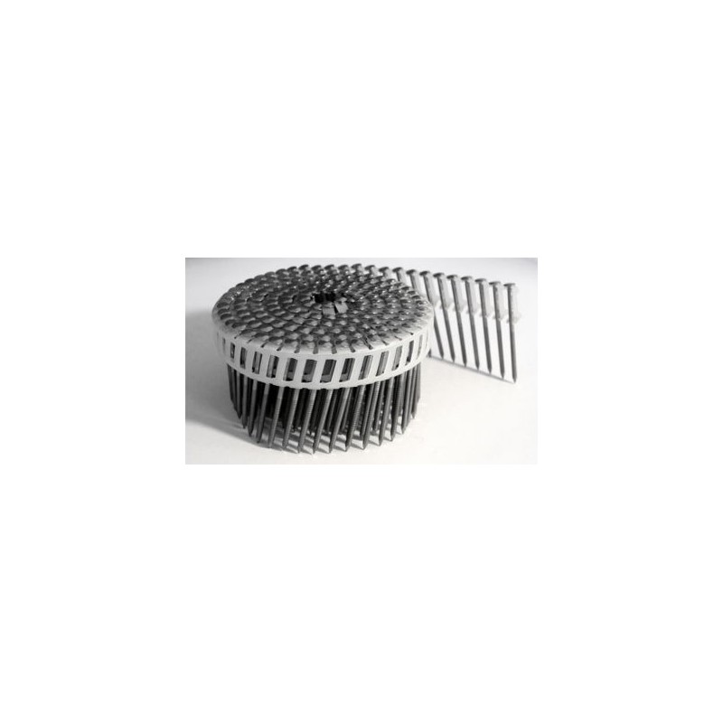 Clou - SENCO 305200 - rouleau 16° - L 65 mm - annelé inox - Bte 4200