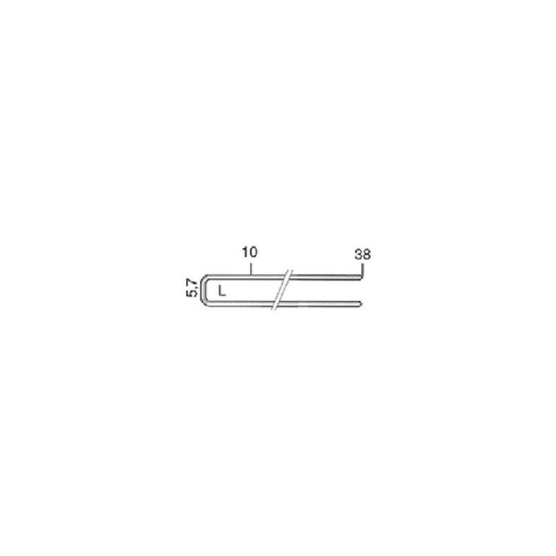 Agrafe - SENCO L11BAB - L 19,05 mm - galvanisé - Bte 5000