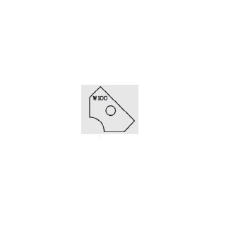 Plaquette - ELBE W100 - 20x12x1,5 mm - r 8 mm