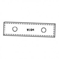 Plaquette - ELBE W194 - 46,5x12x1,5 mm
