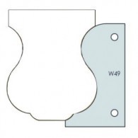 Plaquette - ELBE W49 - 60x34,5x2 mm