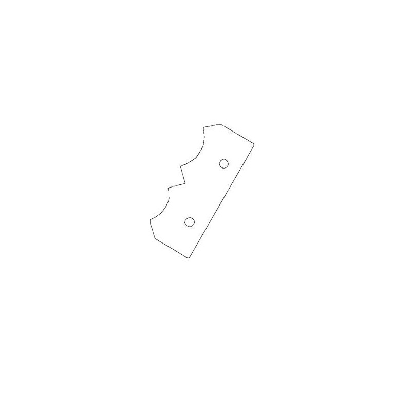 Plaquette - ELBE W619 - 1/4 rond r 10 et r 12 mm