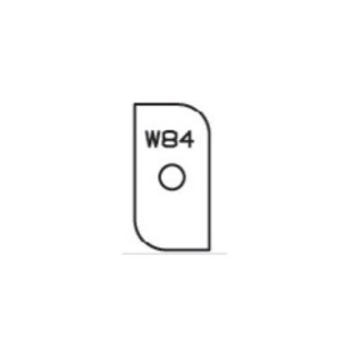 Plaquette - ELBE W84 - 23,5x12x1,5 mm - r 5 mm